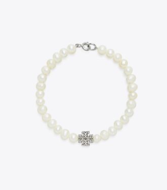 Pulsera Moondance con perlas y pavé