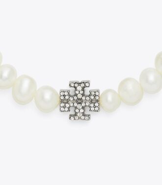 Pulsera Moondance con perlas y pavé