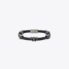 Pulsera Serif-T de una vuelta con pavé Pulsera Serif-T de una vuelta con pavé