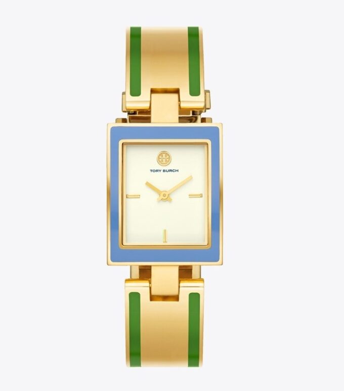 Reloj Buddy Bangle, acero inoxidable dorado/multicolor, 26 x 32 mm Reloj Buddy Bangle, acero inoxidable dorado/multicolor, 26 x 32 mm