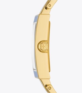 Reloj Buddy Bangle, acero inoxidable dorado/multicolor, 26 x 32 mm