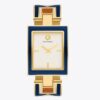 Reloj Buddy Bangle, azul marino/acero inoxidable dorado, 25 x 32 mm Reloj Buddy Bangle, azul marino/acero inoxidable dorado, 25 x 32 mm