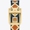 Reloj Buddy Bangle, azul marino/acero inoxidable dorado, 25 x 32 mm Reloj Buddy Bangle, azul marino/acero inoxidable dorado, 25 x 32 mm