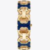 Reloj Double T Link, acero inoxidable dorado/azul marino Reloj Double T Link, acero inoxidable dorado/azul marino