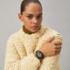 Reloj Evil Eye Bangle, cuero Luggage/verde, 27 mm Reloj Evil Eye Bangle, cuero Luggage/verde, 27 mm