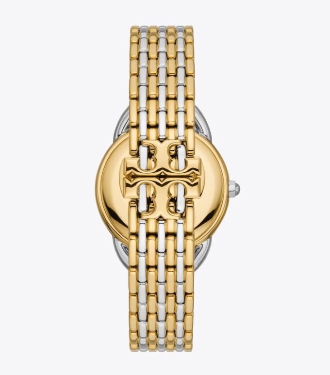 Reloj Ravello, dos tonos dorado/acero inoxidable/marfil, 32 x 40 mm Reloj Ravello, dos tonos dorado/acero inoxidable/marfil, 32 x 40 mm