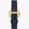 Reloj Sawyer Octagonal, cuero azul marino/acero inoxidable dorado, 28 x 32 mm Reloj Sawyer Octagonal, cuero azul marino/acero inoxidable dorado, 28 x 32 mm