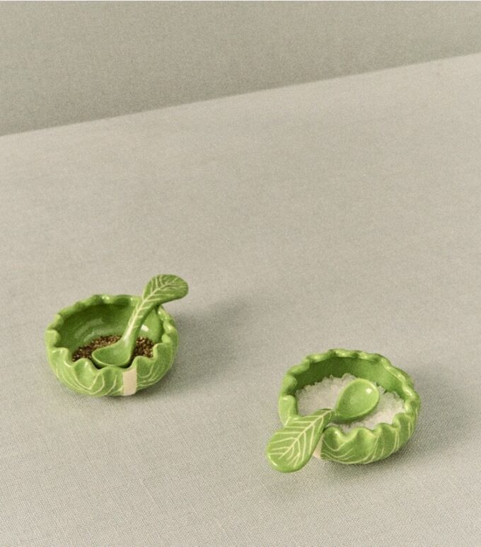 Salero Lettuce Ware, juego de 2 Salero Lettuce Ware, juego de 2