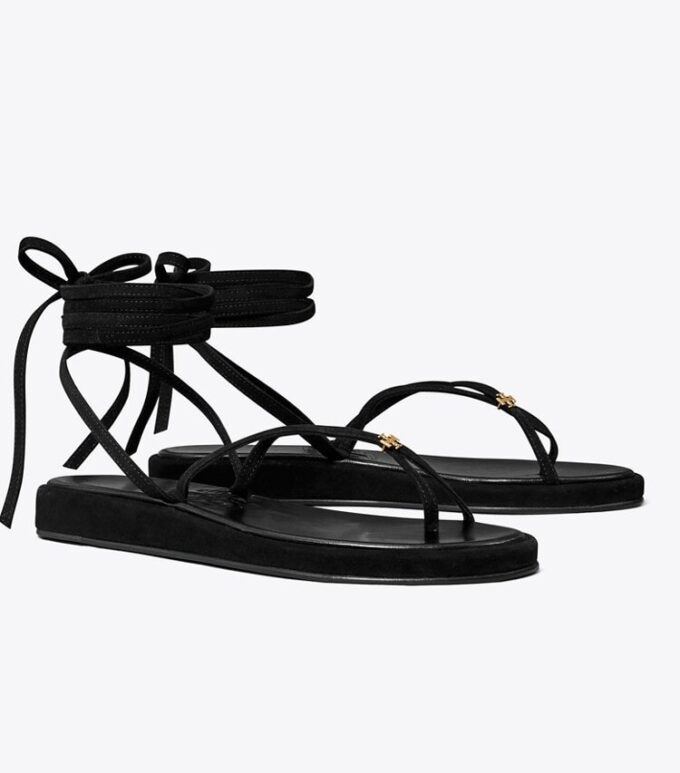 Sandalias Capri con tiras al tobillo Sandalias Capri con tiras al tobillo