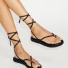 Sandalias Capri con tiras al tobillo Sandalias Capri con tiras al tobillo