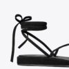 Sandalias Capri con tiras al tobillo Sandalias Capri con tiras al tobillo