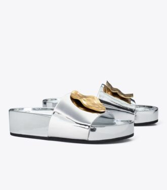Sandalias con plataforma asimétrica Patos