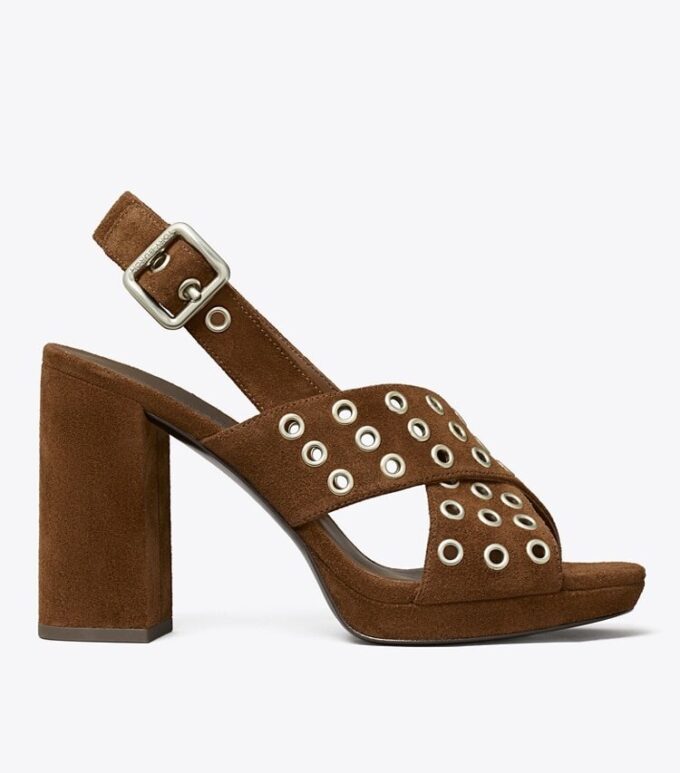 Sandalias con tacón cruzado Sandalias con tacón cruzado