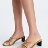 Sandalias con tacón de anilla Sandalias con tacón de anilla