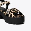 Sandalias con tacón de plataforma y cierre giratorio Sandalias con tacón de plataforma y cierre giratorio