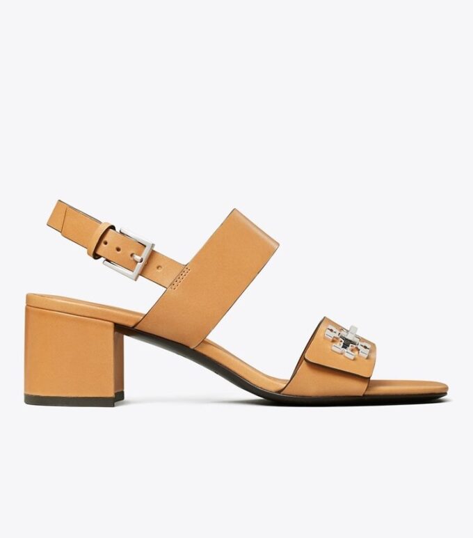Sandalias con tacón y cierre giratorio Sandalias con tacón y cierre giratorio