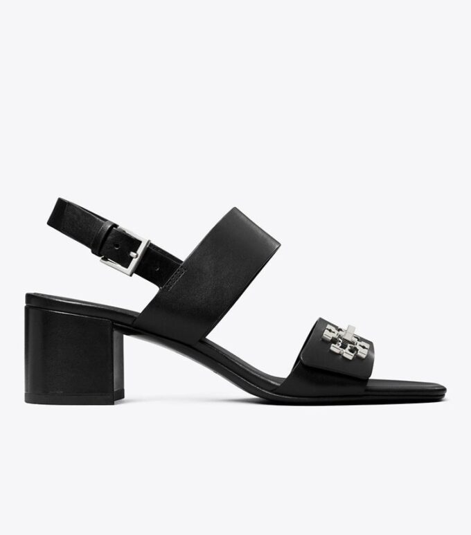 Sandalias con tacón y cierre giratorio Sandalias con tacón y cierre giratorio