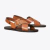 Sandalias con tiras cruzadas