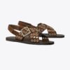 Sandalias con tiras cruzadas