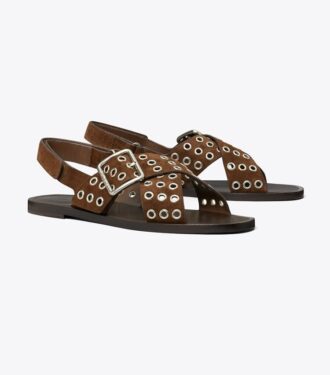 Sandalias con tiras cruzadas