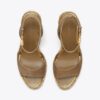 Sandalias de cuña de rafia