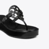 Sandalias de cuña patentadas Miller Sandalias de cuña patentadas Miller