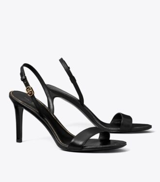 Sandalias de tacón con doble hebilla Double T