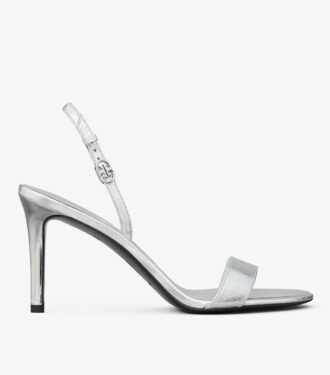 Sandalias de tacón con doble hebilla Double T
