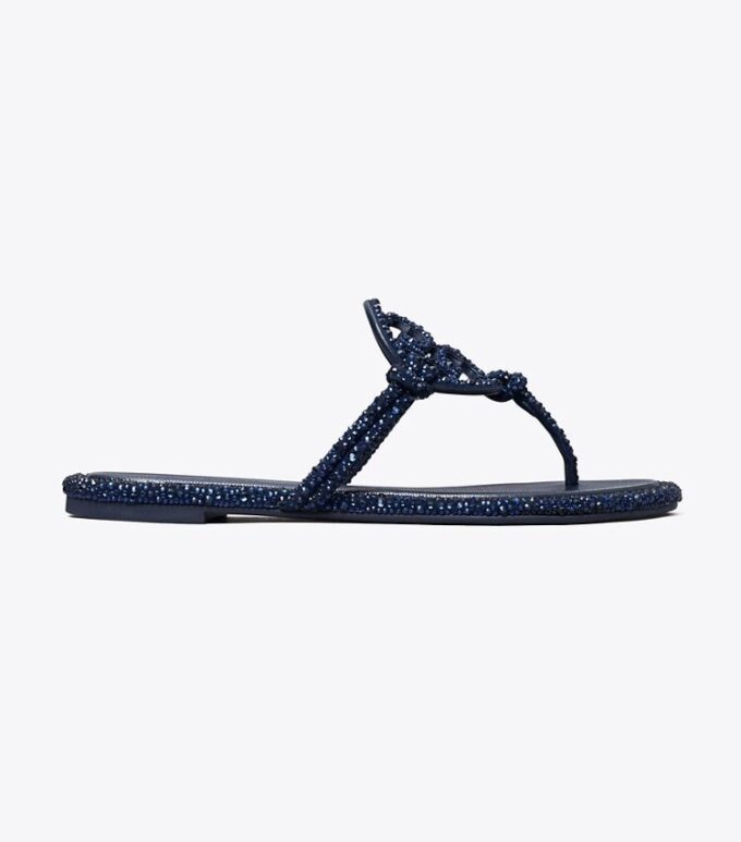 Sandalias Miller Crystal Knotted Sandalias Miller Crystal Knotted