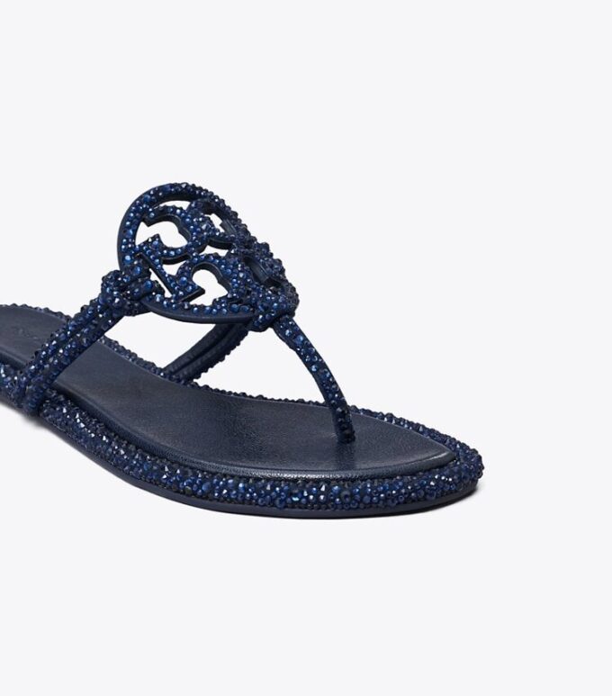 Sandalias Miller Crystal Knotted Sandalias Miller Crystal Knotted