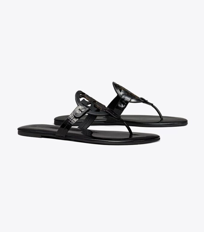 Sandalias Miller de charol suave, estrechas Sandalias Miller de charol suave, estrechas