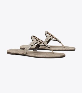 Sandalias Miller de piel repujada