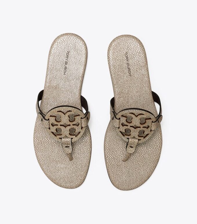 Sandalias Miller de piel repujada