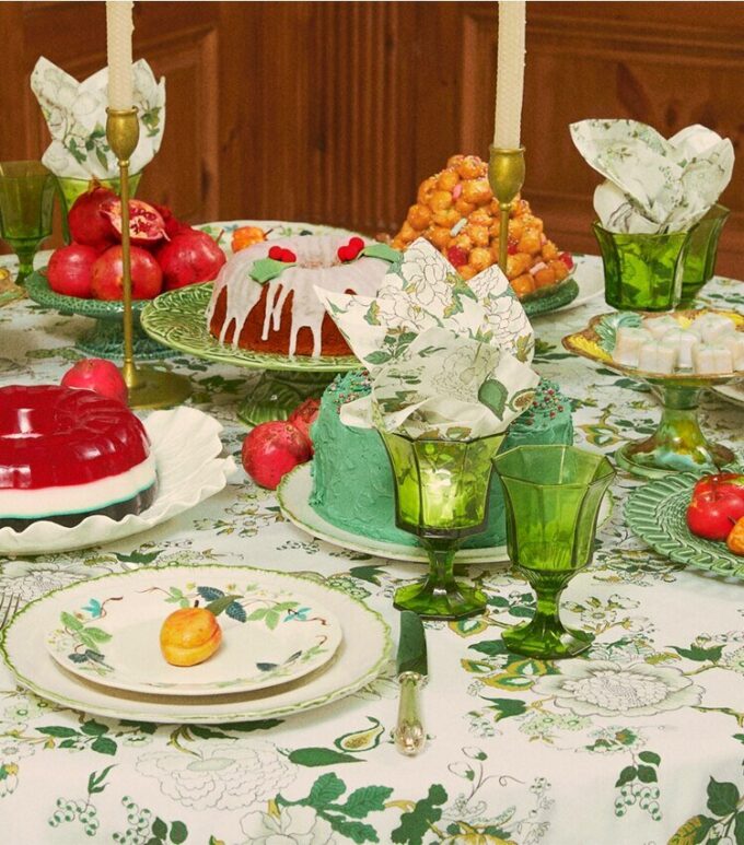 Servilleta de mesa Happy Times Bouquet, juego de 4 Servilleta de mesa Happy Times Bouquet, juego de 4
