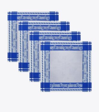 Servilleta Jacquard con diseño de rosas, juego de 4