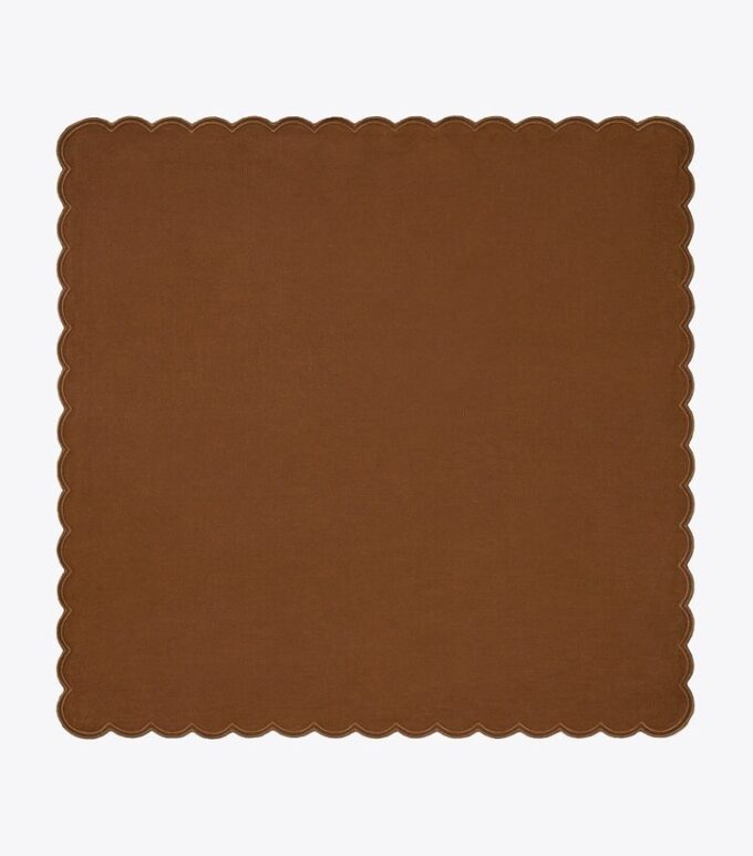 Servilletas de lino festoneadas, juego de 6 Servilletas de lino festoneadas, juego de 6