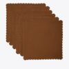 Servilletas de lino festoneadas, juego de 6 Servilletas de lino festoneadas, juego de 6