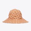 Sombrero reversible de cuadros vichy Sombrero reversible de cuadros vichy