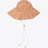 Sombrero reversible de cuadros vichy Sombrero reversible de cuadros vichy