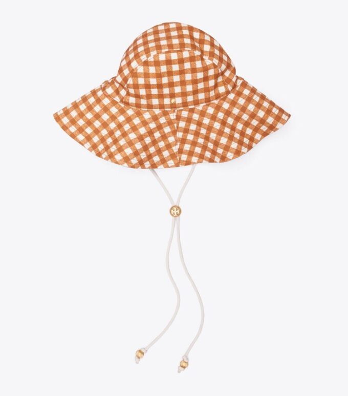 Sombrero reversible de cuadros vichy Sombrero reversible de cuadros vichy