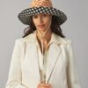 Sombrero reversible de cuadros vichy Sombrero reversible de cuadros vichy