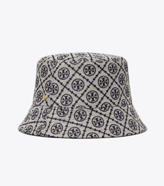 Sombrero tipo pescador con visera corta y T Monogram Sombrero tipo pescador con visera corta y T Monogram