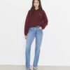 Sudadera con capucha corta de lana Sudadera con capucha corta de lana