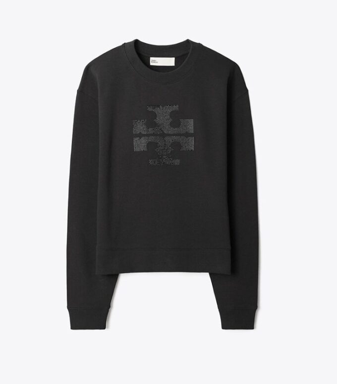Sudadera con logotipo de cristal Sudadera con logotipo de cristal