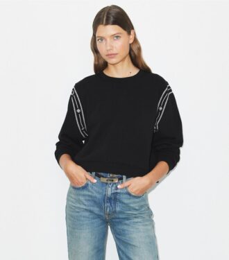 Sudadera de felpa francesa bordada