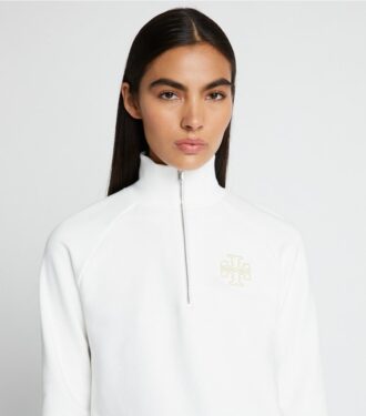 Sudadera de felpa francesa gruesa con media cremallera