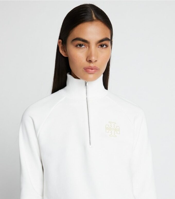 Sudadera de felpa francesa gruesa con media cremallera Sudadera de felpa francesa gruesa con media cremallera