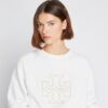 Sudadera gruesa de felpa francesa con cuello redondo y logotipo Sudadera gruesa de felpa francesa con cuello redondo y logotipo
