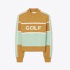 Suéter corto de golf de nylon técnico Suéter corto de golf de nylon técnico