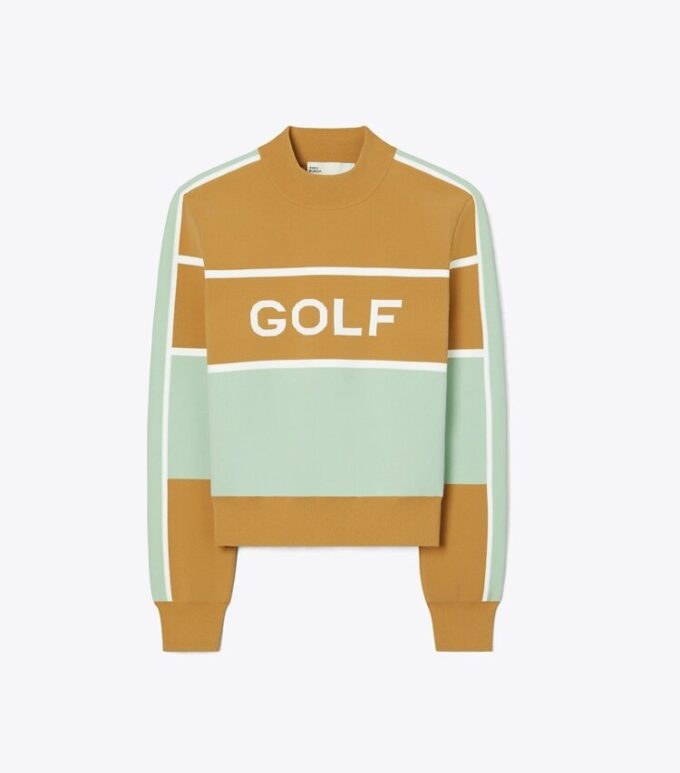 Suéter corto de golf de nylon técnico Suéter corto de golf de nylon técnico